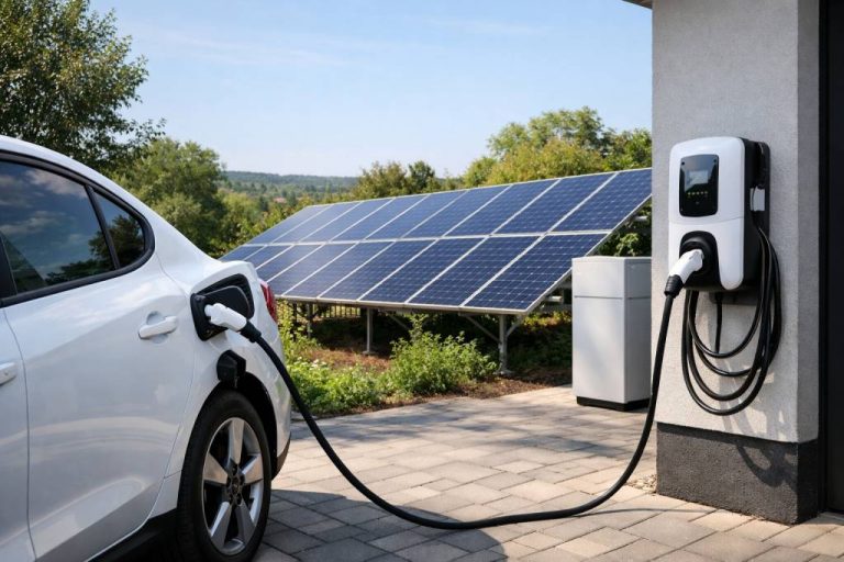 Installer des panneaux solaires, pour recharger sa voiture electrique : principes, coûts, solutions pour une mobilité durable