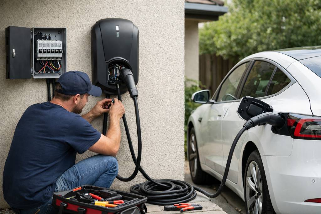 Installation borne de recharge voiture electrique à domicile : démarches, coûts et aides financières